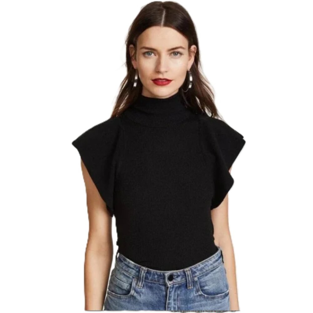 A.L.C. Black Turtleneck Sweater